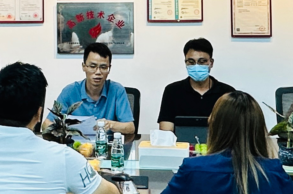 佛山市生態(tài)環(huán)境局、佛山市生態(tài)環(huán)境局順德分局領導蒞臨廣碧調研指導(圖2)